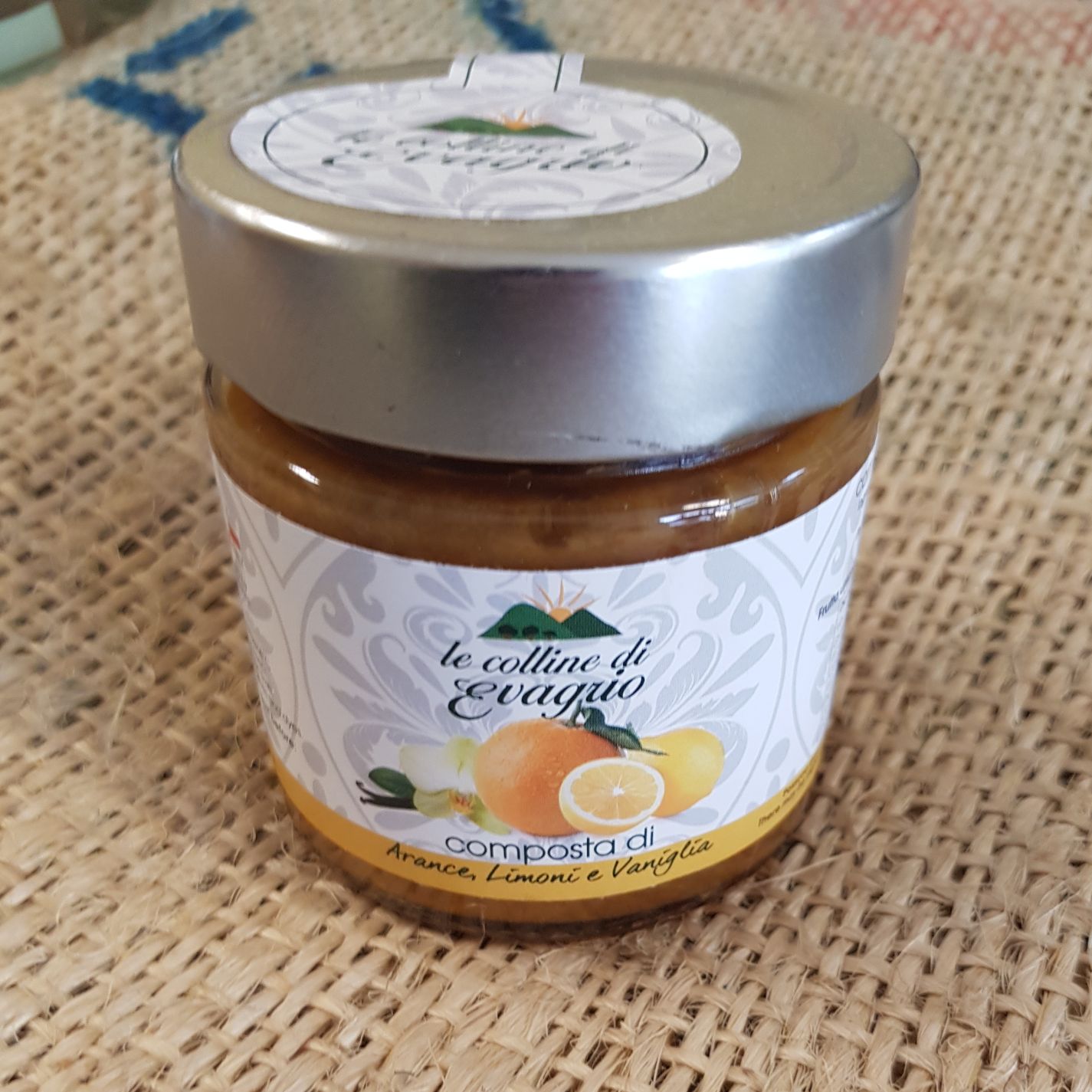 Marmellata Le Colline di Evagrio Specialità Arancia,Limone e Vaniglia 230g