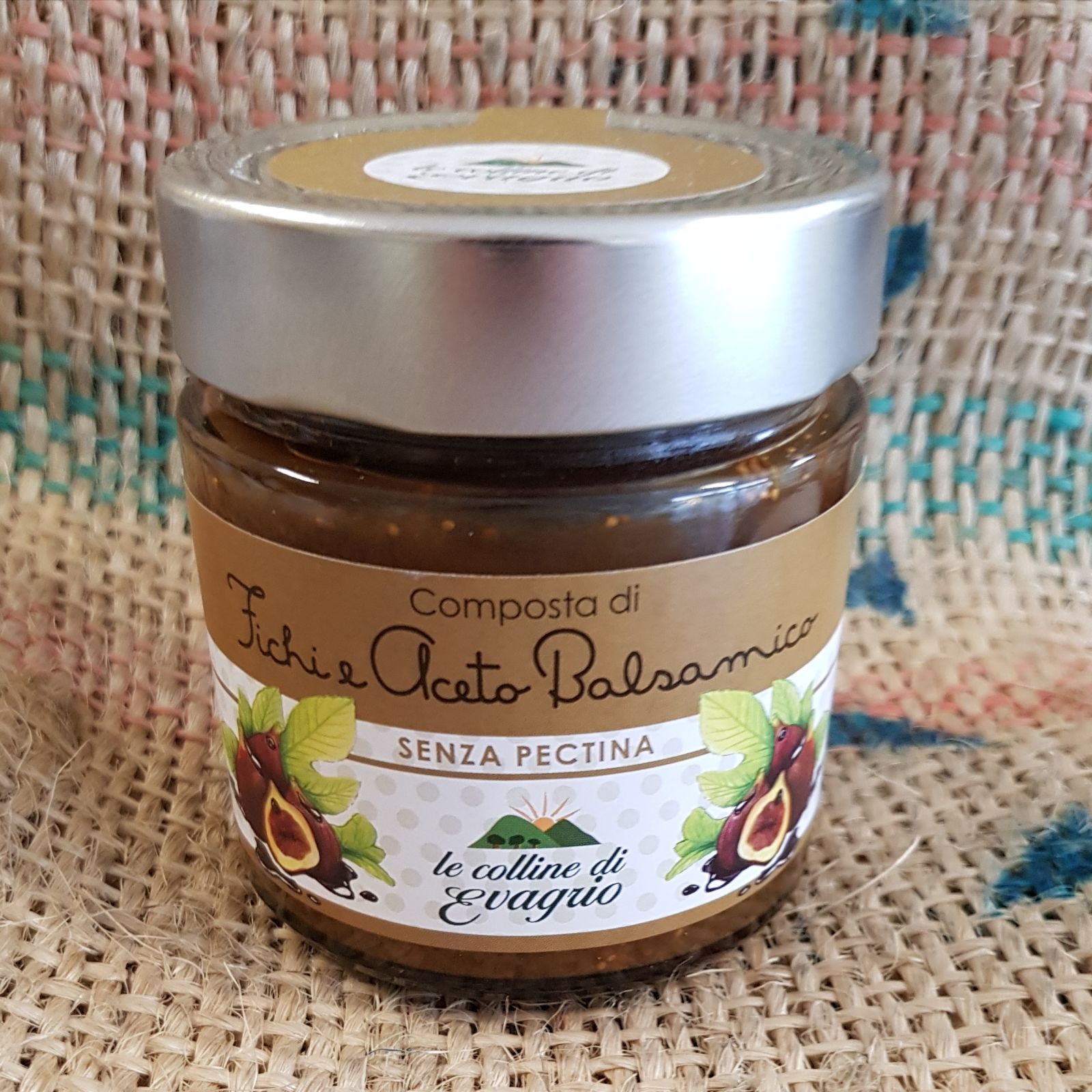 Marmellata Le Colline di Evagrio Senza Pectina Fichi e Aceto Balsamico 230g