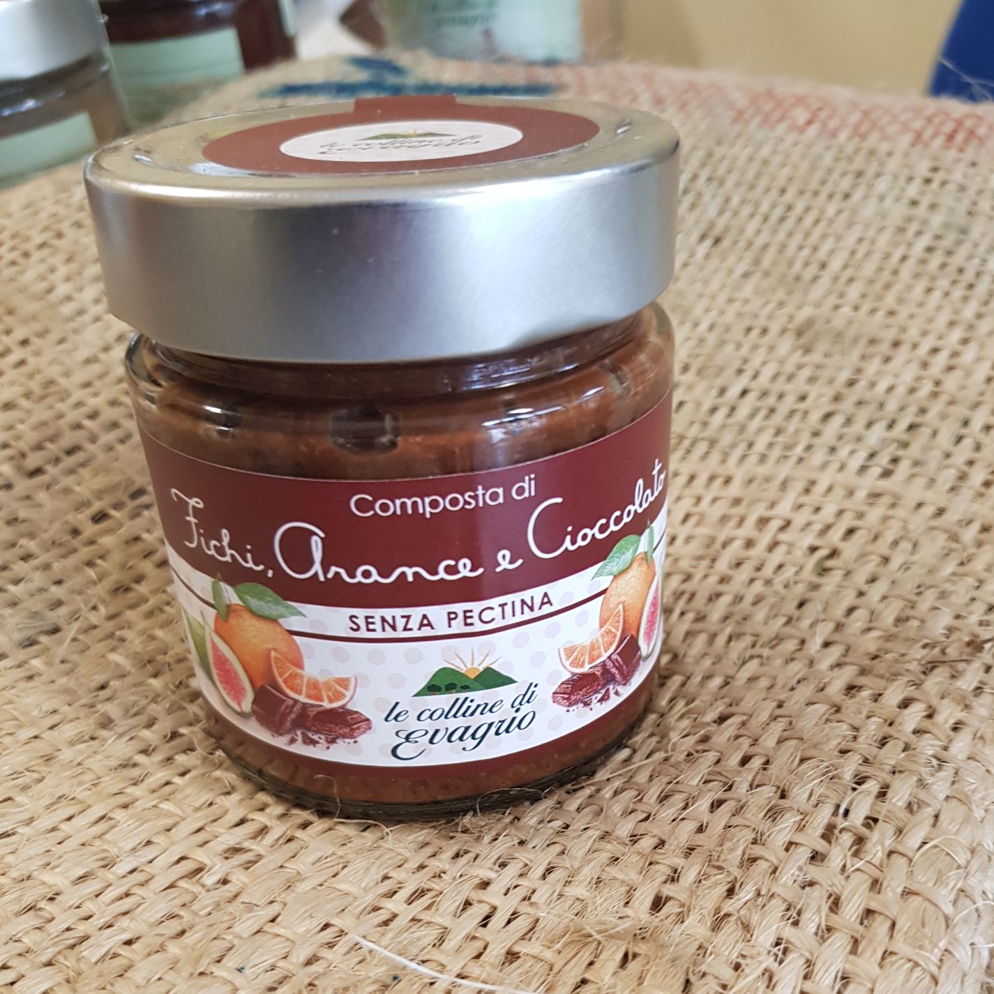 Marmellata Le Colline di Evagrio Senza Pectina Fichi, Arance e Cioccolato 230g