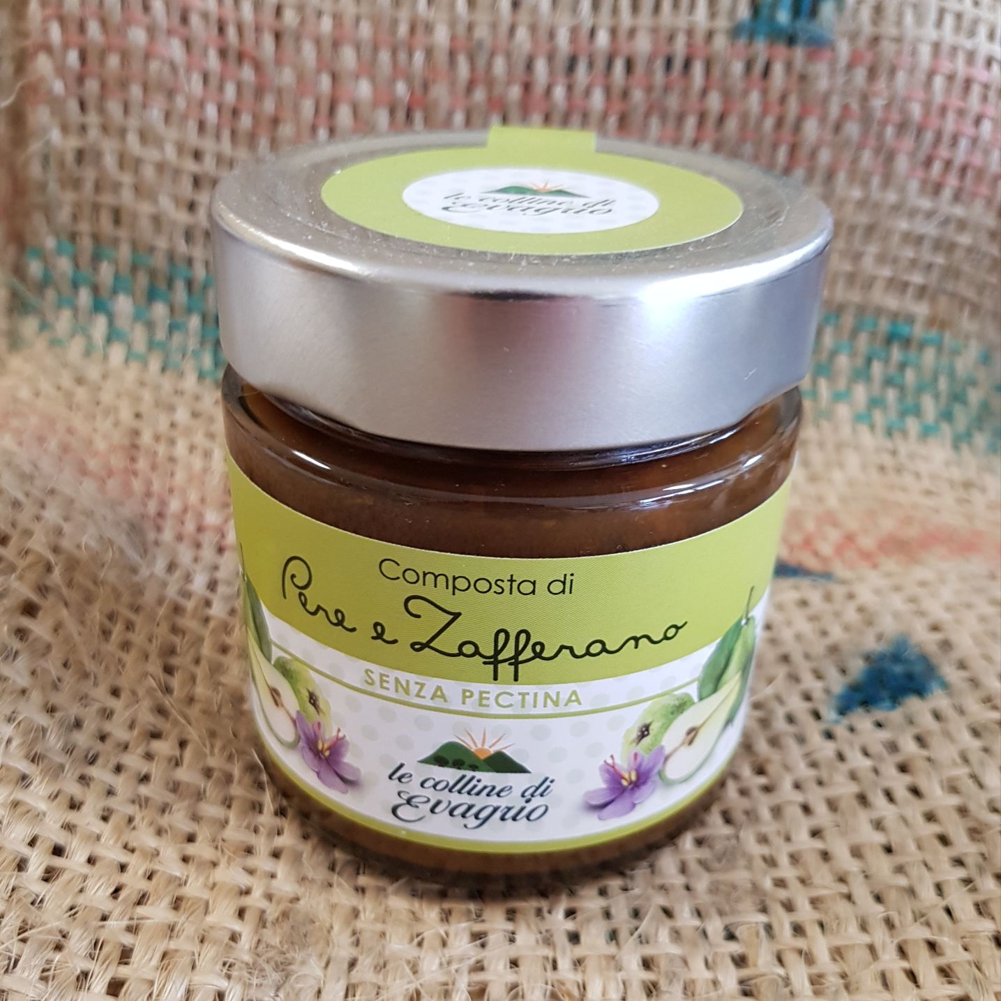 Marmellata Le Colline di Evagrio Pere Zafferano 230g