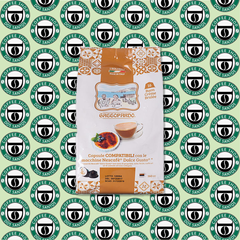 Capsula Dolce Gusto Toda/Gattopardo Creme Brulee 16 e 128 Pz