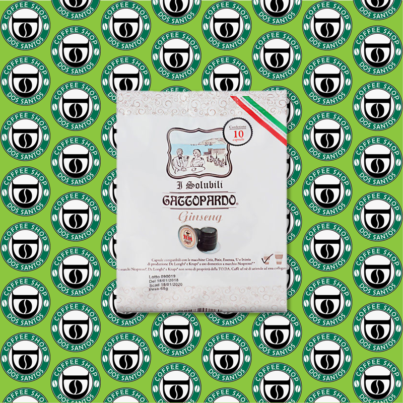 Capsula Nespresso Toda/Gattopardo Ginseng da 10 a 80 Pz