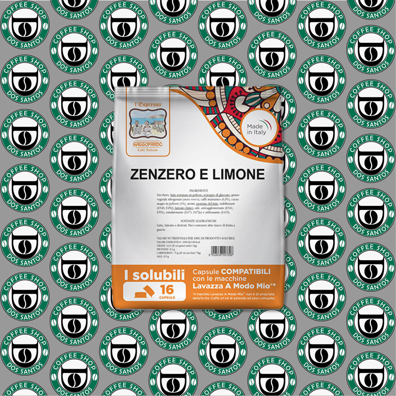 Capsula A Modo Mio Toda/Gattopardo Zenzero e Limone da 16 a 128 Pz