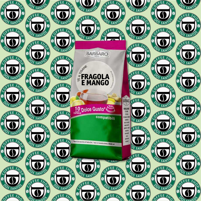 Capsula Dolce Gusto Caffè Barbaro Fragola e Mango 10 Pz