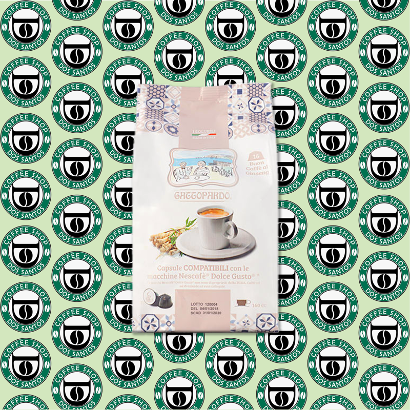 Capsula Dolce Gusto Toda/Gattopardo Caffè al Ginseng 16 e 128 Pz