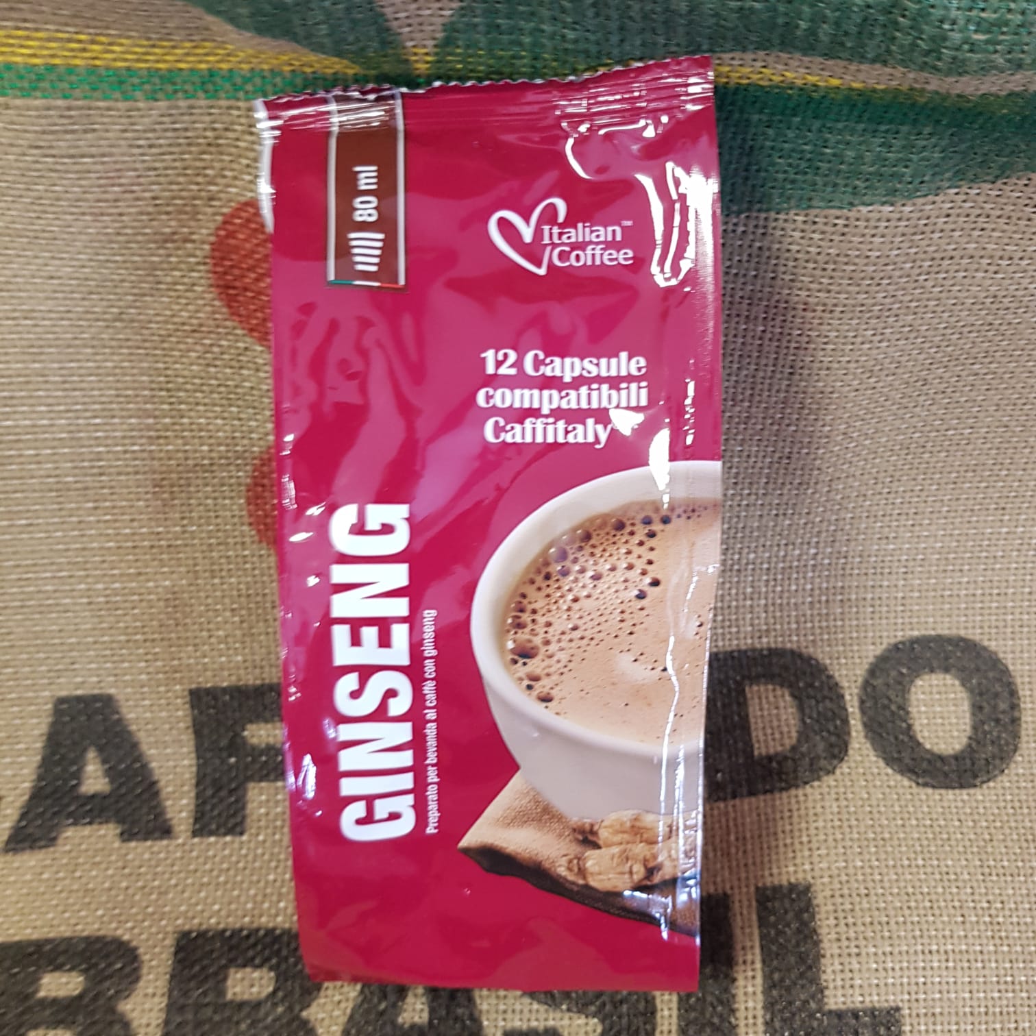 Caffitaly Italian Coffee Ginseng 12 Pz