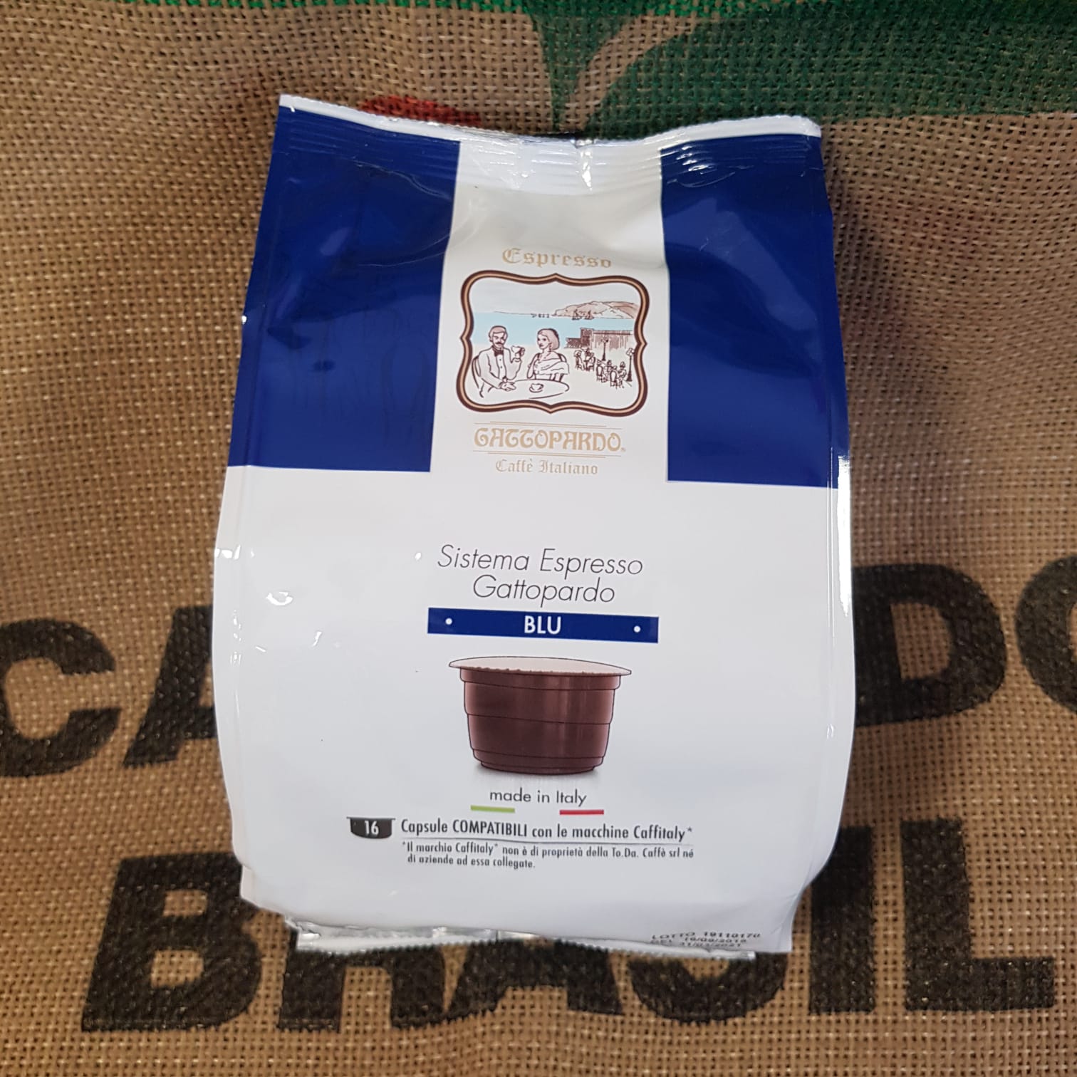 caffitaly toda gattopardo blu