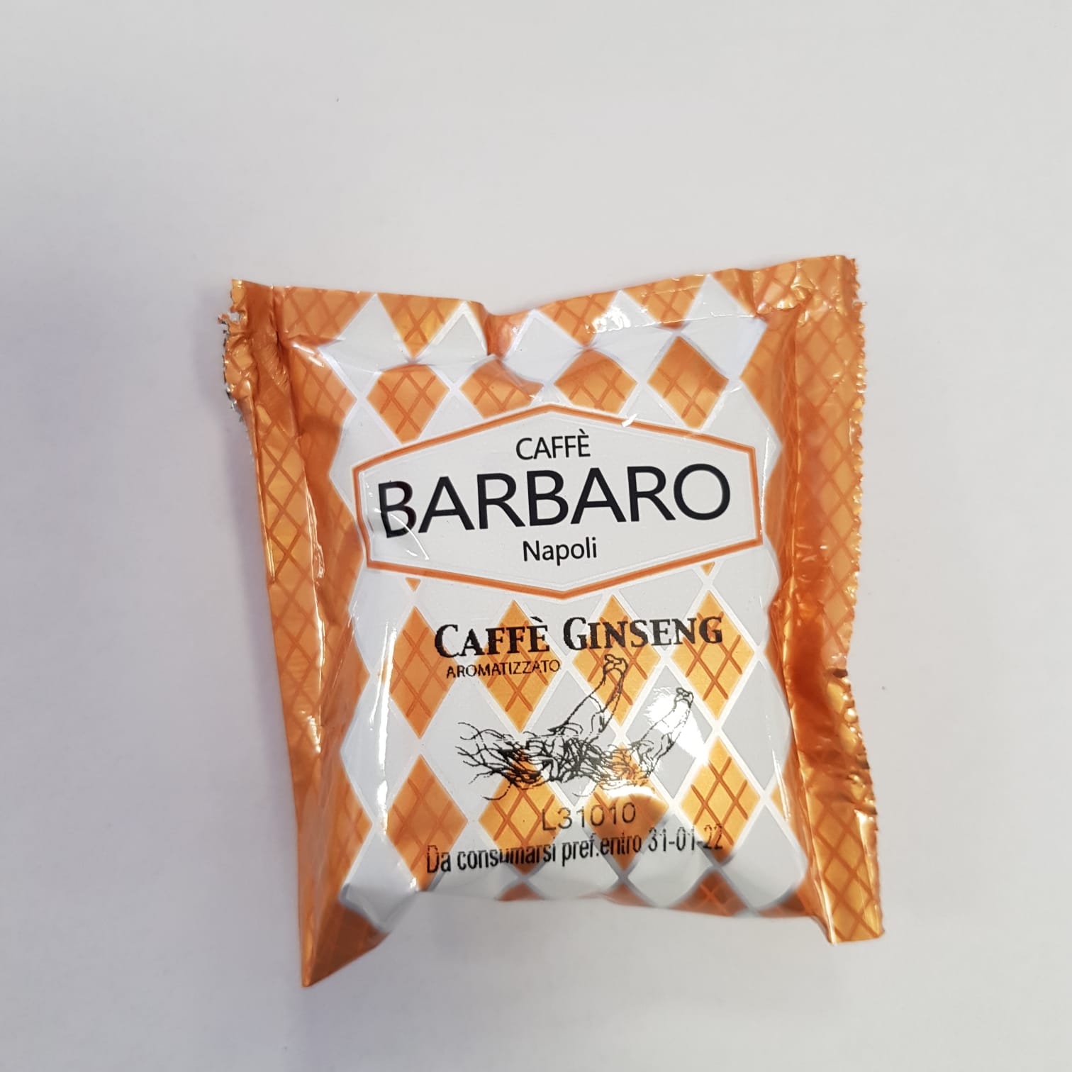Cialda 44 mm Caffè Barbaro Caffè Ginseng da 1 a 20 pz