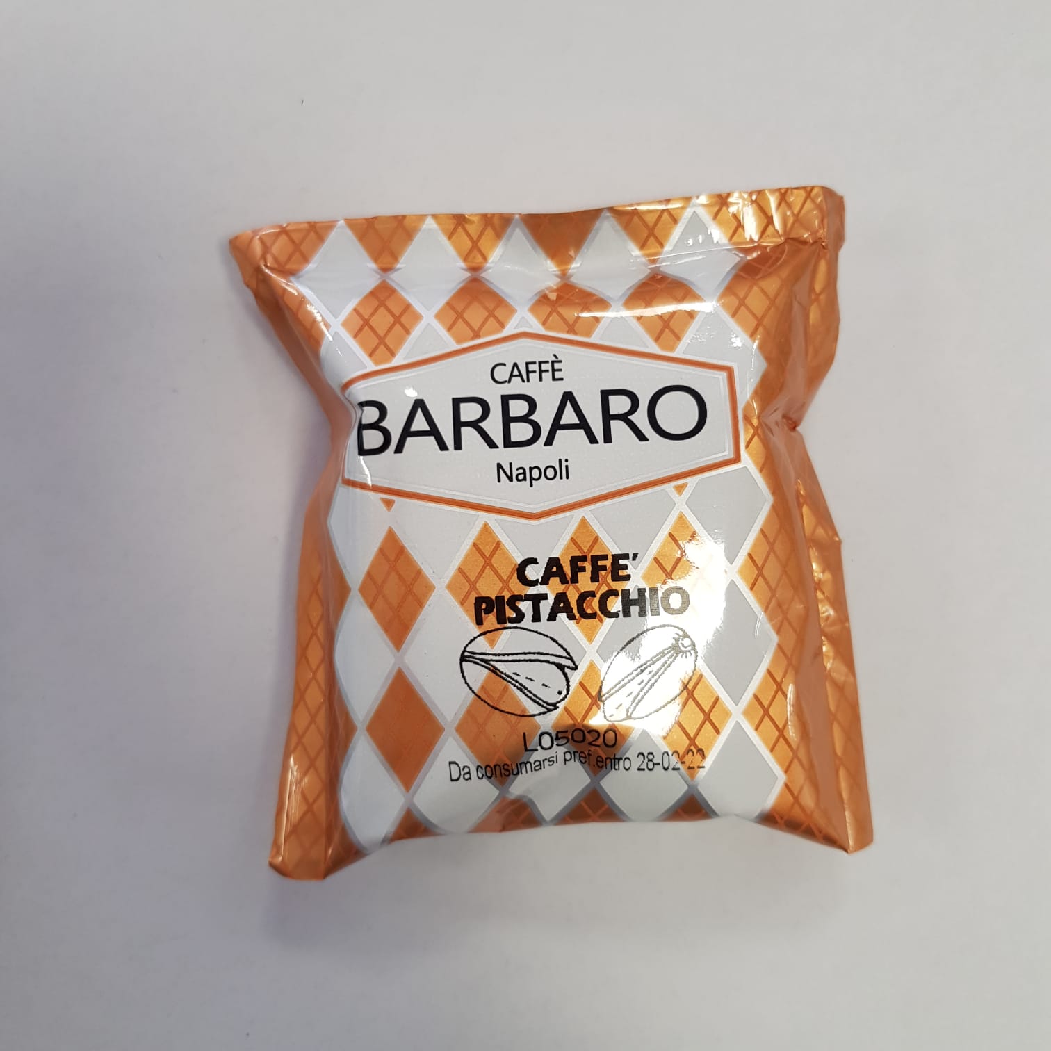 Cialda 44 mm Caffè Barbaro Caffè Pistacchio da 1 a 20 pz