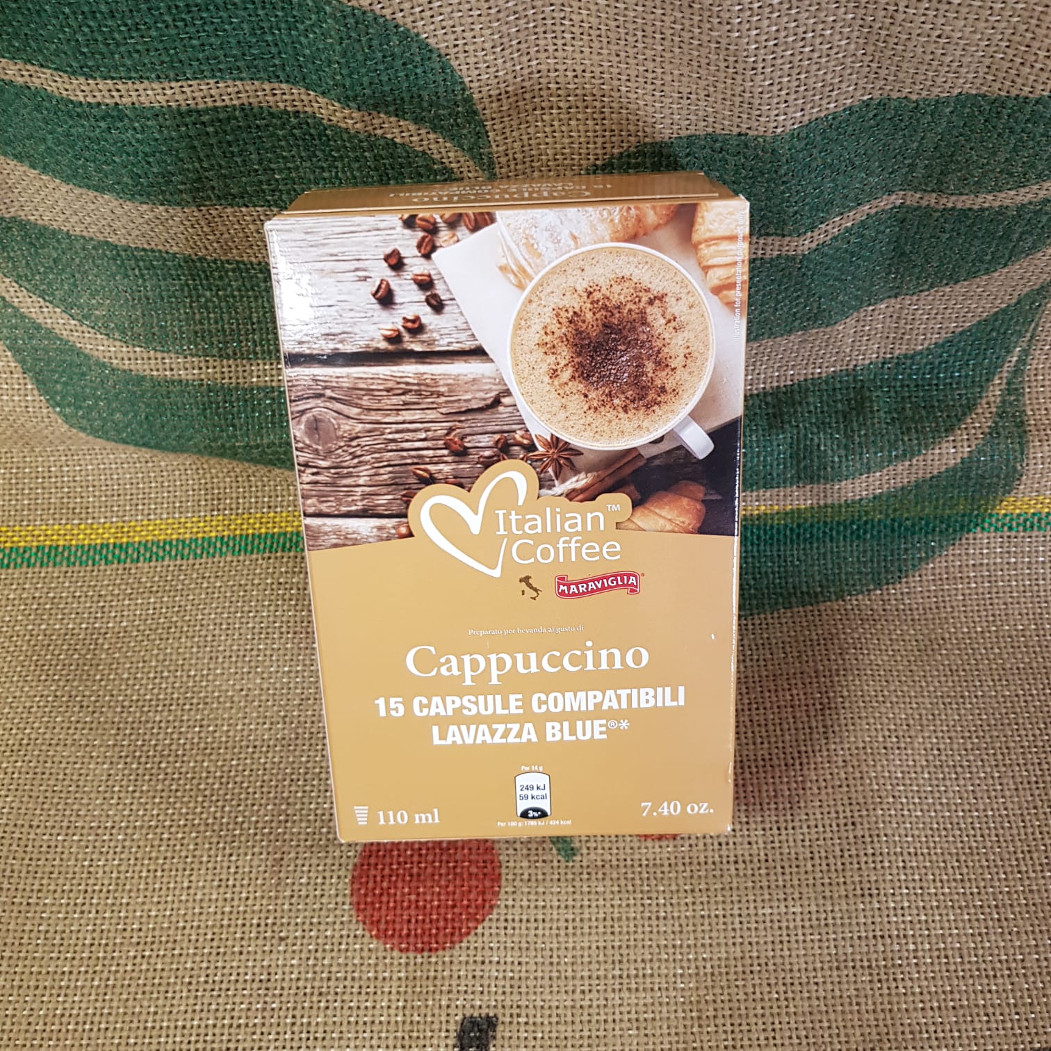 Lavazza Blue Italian Coffee Cappuccino 15 pz