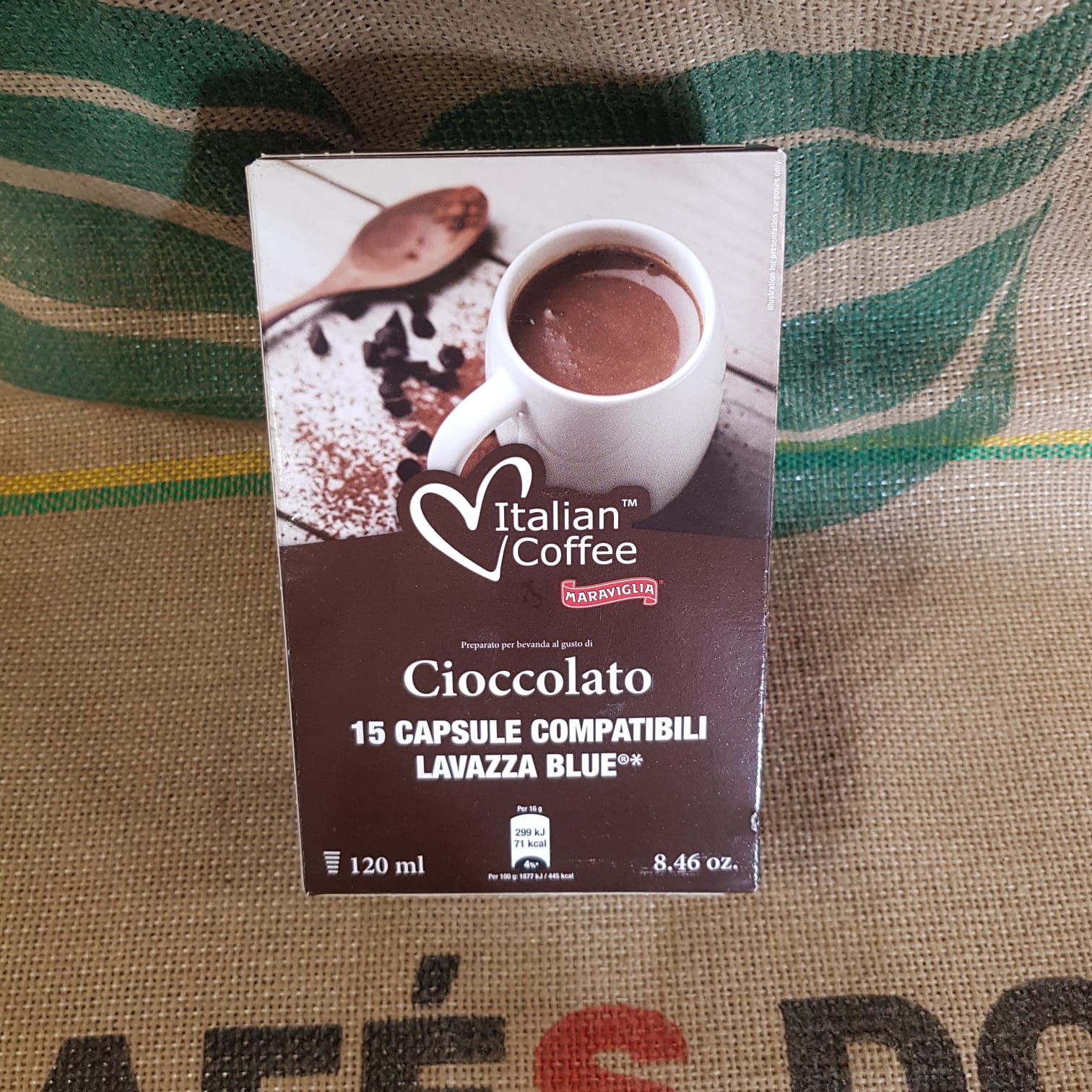 Lavazza Blue Italian Coffee Cioccolato 15 pz