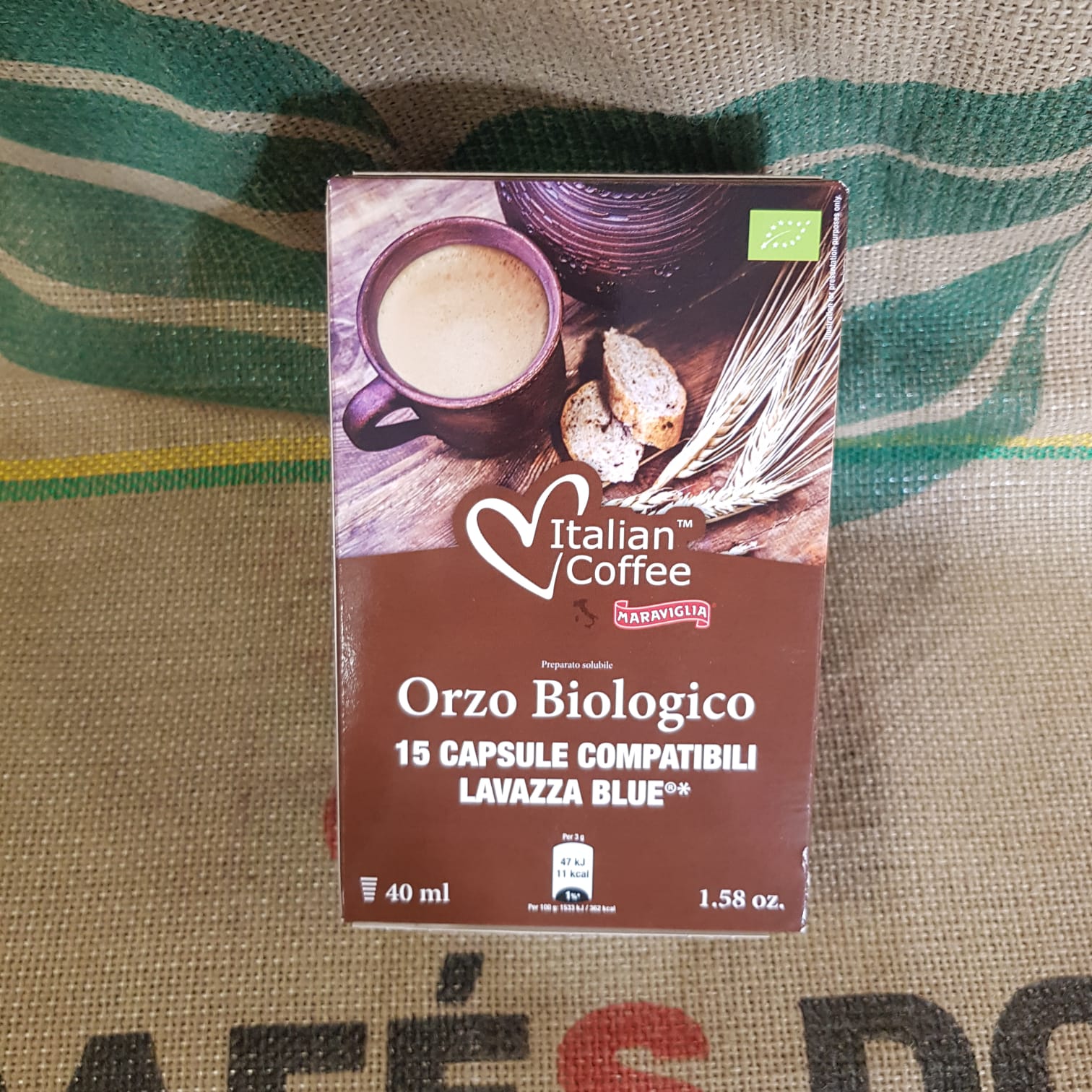 Lavazza Blue Italian Coffee Orzo Biologico 15 pz