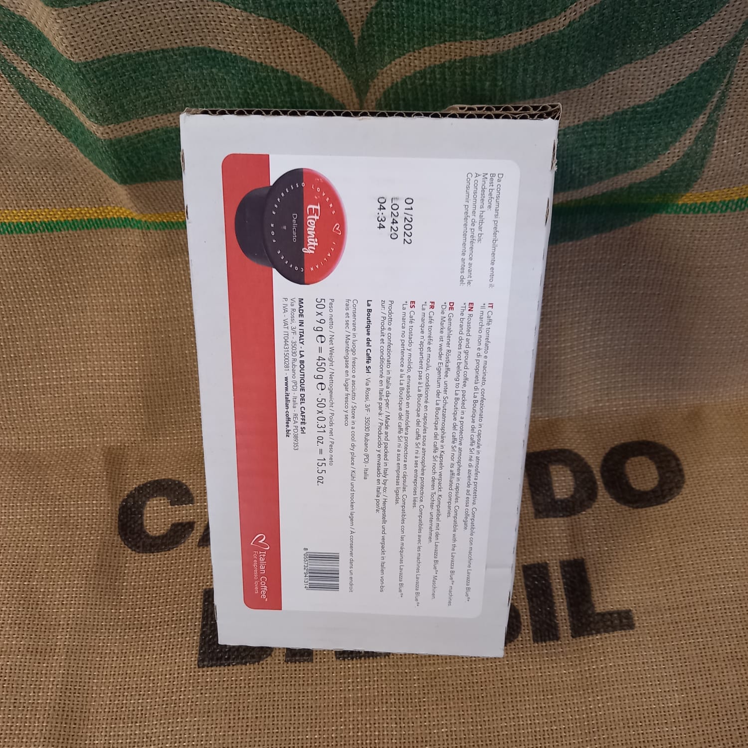 Lavazza In Black Italian Coffee Eternity 50 pz