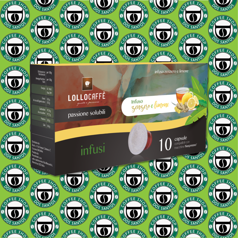 Capsula Nespresso Lollo Caffè Zenzero e Limone da 10 a 60 Pz