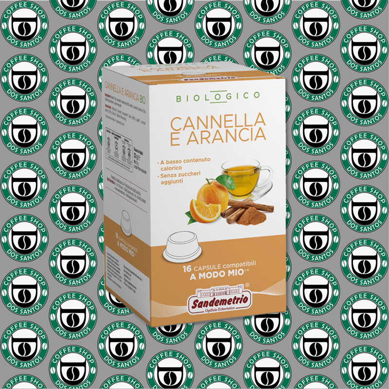 Capsula A Modo Mio San Demetrio Cannella e Arancia 16 Pz