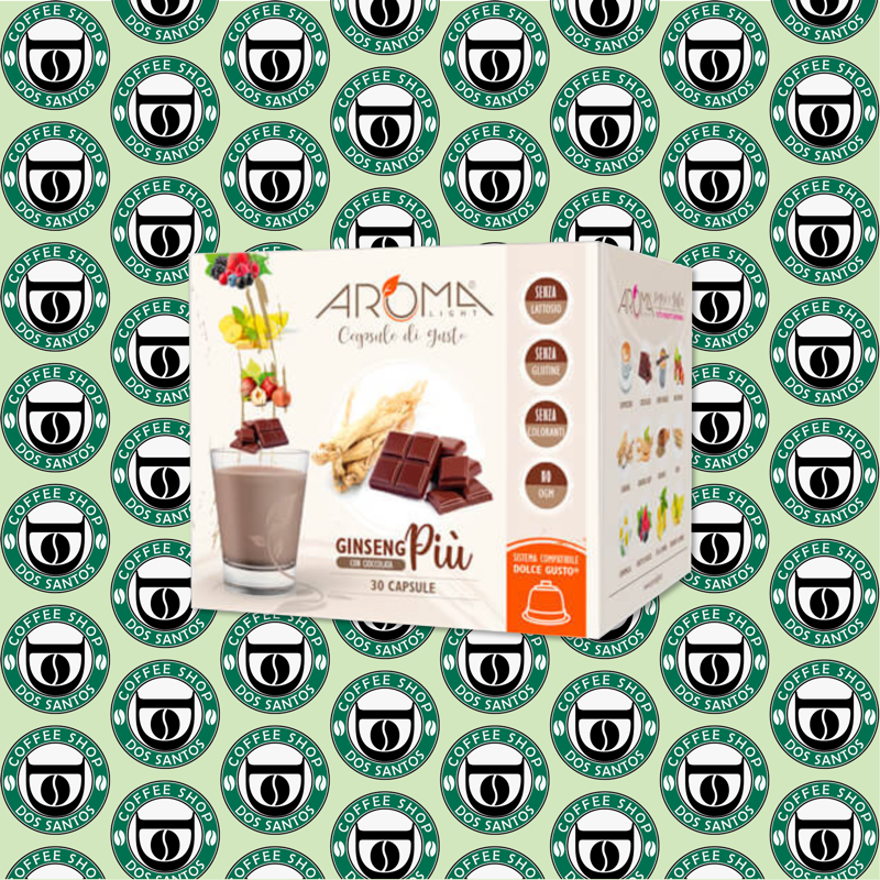 Capsula Dolce Gusto Aroma Caffè Ginseng con Cioccolato 30 Pz