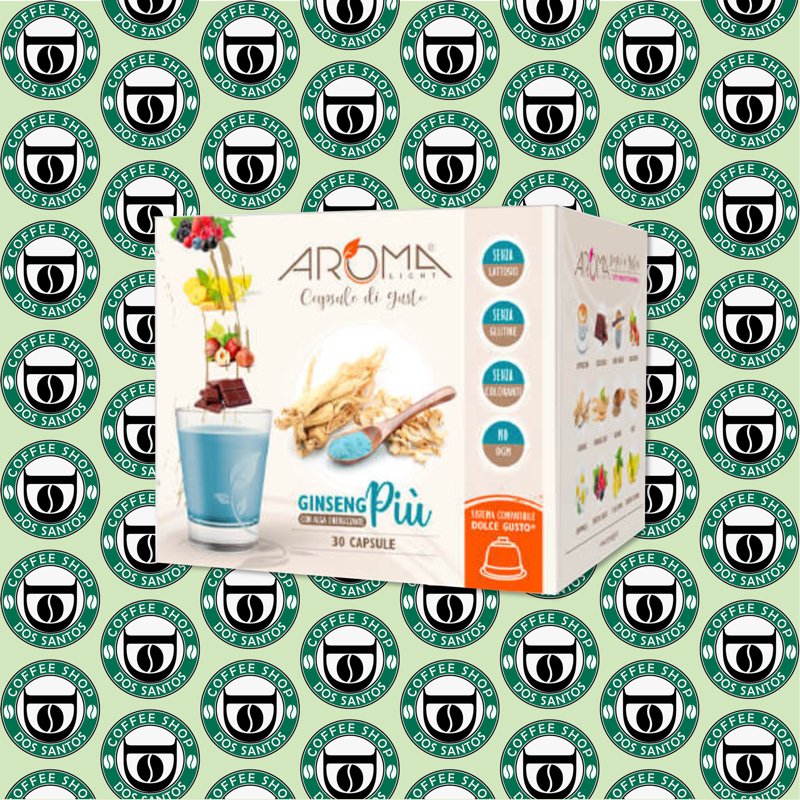 Capsula Dolce Gusto Aroma Caffè Ginseng con Alga Spirulina 30 Pz