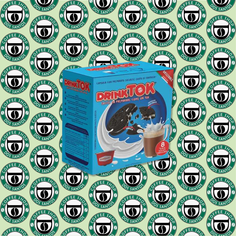 Capsula Dolce Gusto Barbaro DrinkTok Biscotto e Crema Cacao 8 Pz