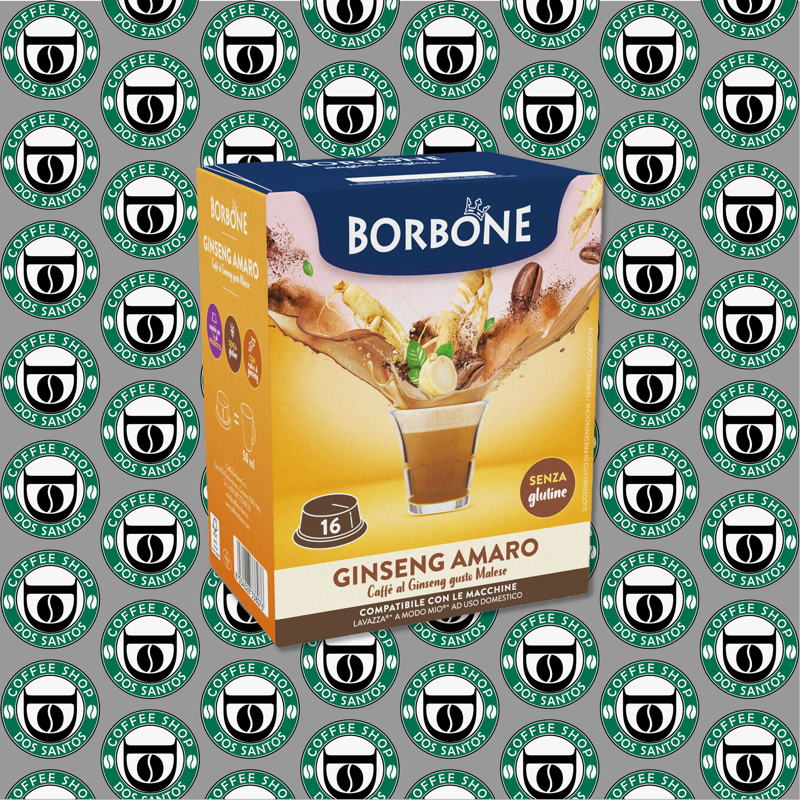 Capsula A Modo Mio Borbone Ginseng Amaro da 16 a 96 Pz
