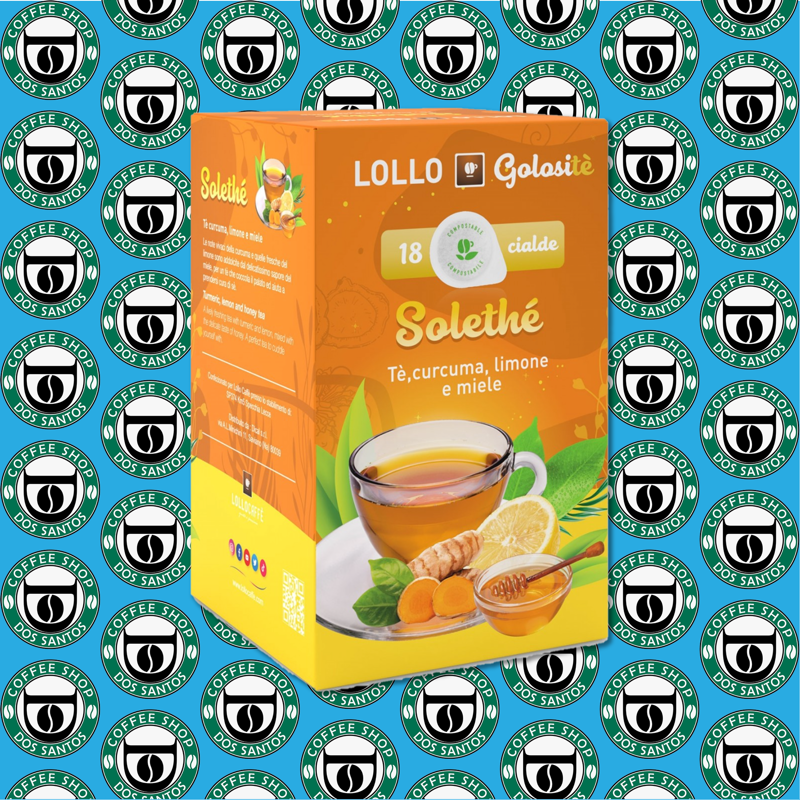 Cialda 44 mm Lollo Caffè Curcuma, Limone e Miele 18 Pz