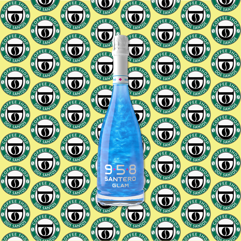 Santero Glam Blu 750 Ml da 1 a 6 Pz