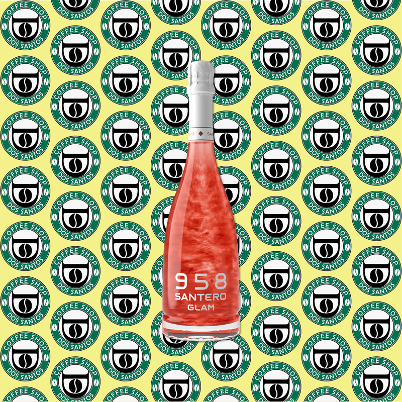 Santero Glam Rosso 750 Ml da 1 a 6 Pz