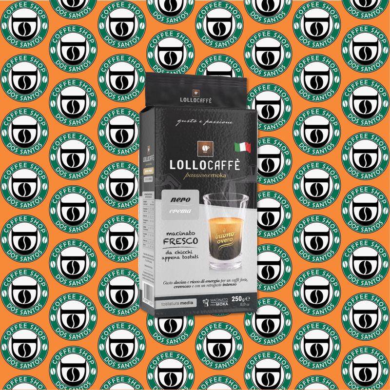 Macinato Lollo Caffè Nero Crema 250 g