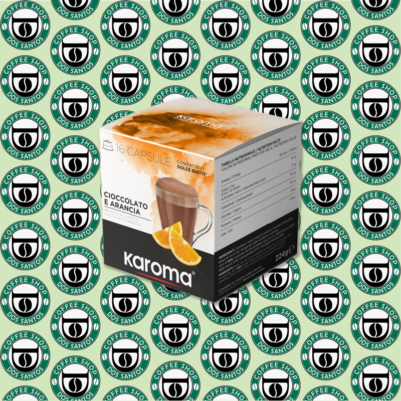 Capsula Dolce Gusto Karoma Cioccolato e Arancia 16 Pz