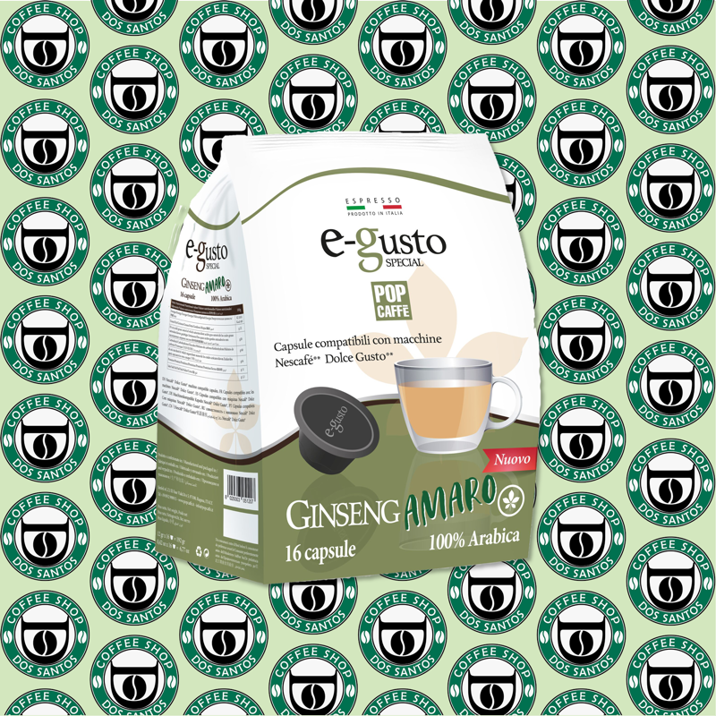 Capsula Dolce Gusto POP Caffè Ginseng Amaro 16 Pz
